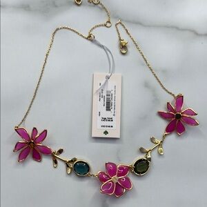 NWT Kate Spade Floral Necklace